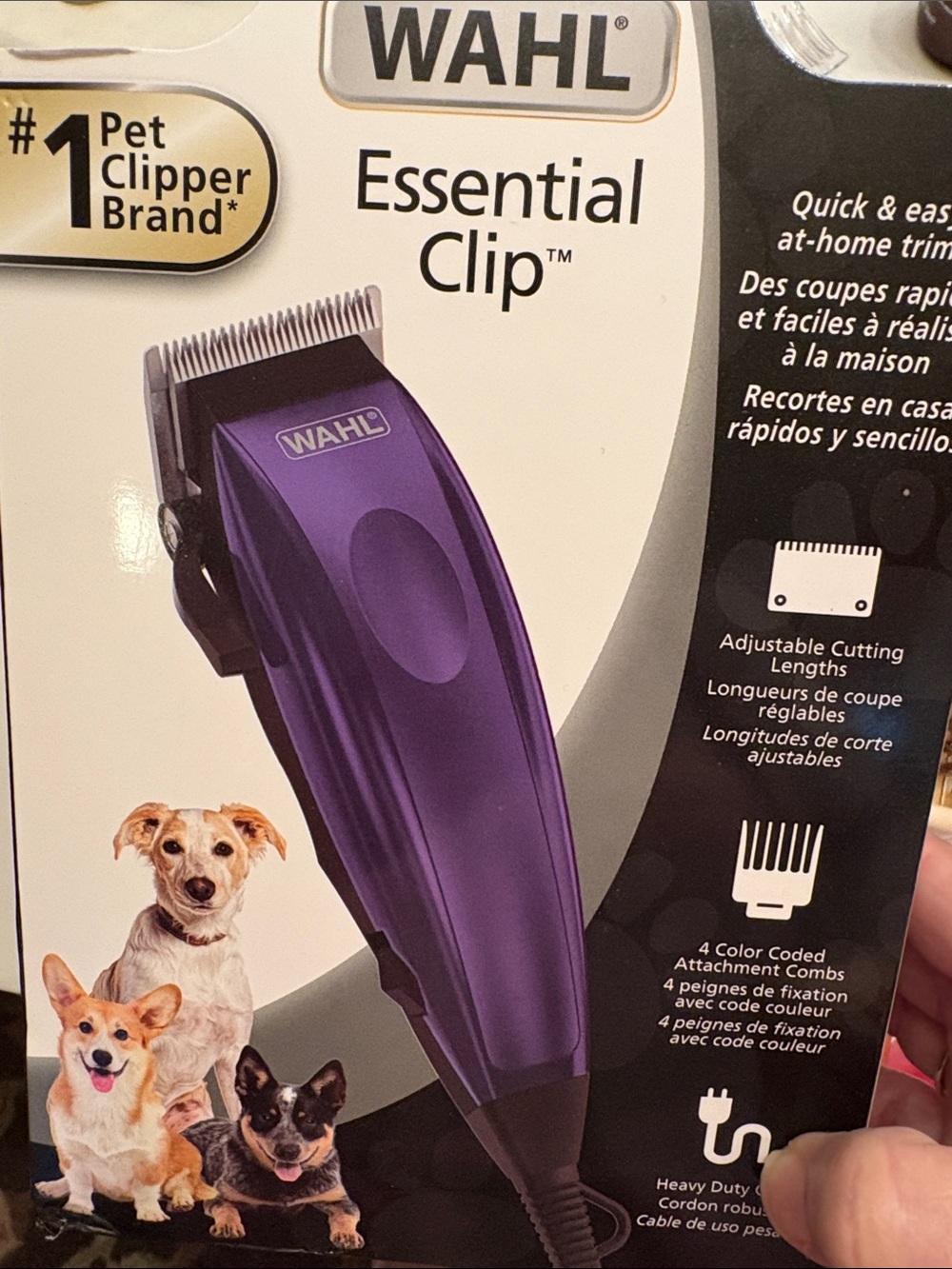 Wahl Essential Clip Pet Clipper in Purple